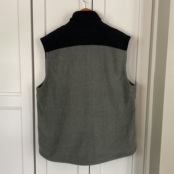 Duluth Trading fleece vest Med grey - Picture 2 of 6
